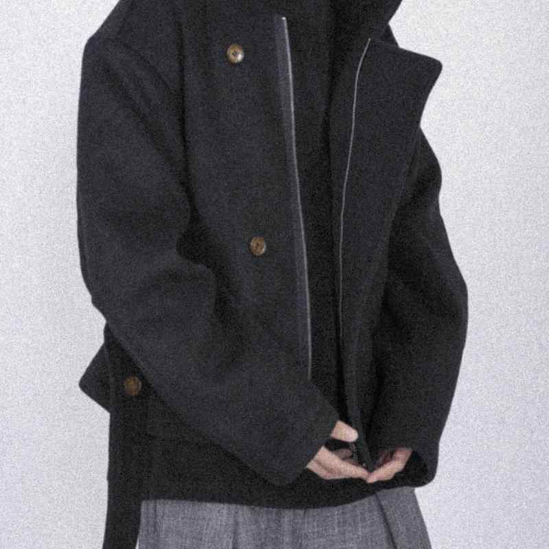 メンズ 流行り物 春夏 秋冬 かっこいい オシャレ モテ 成人男性用 成人男性服  服 韓国 分かりやすい 成年者 ゴールド 名取り草 曲がった 鶏冠 羊毛 レイヴン 引き分け 遊撃手 羊毛 厚地の外套 上衣