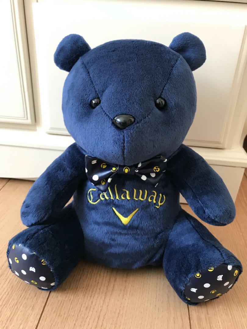 【押さえる品】 新品未当て嵌める キャロウェイ １番ウッド用取りまかなう BEAR ベア 好いたらしい熊さん 紺色【貨物輸送無料】