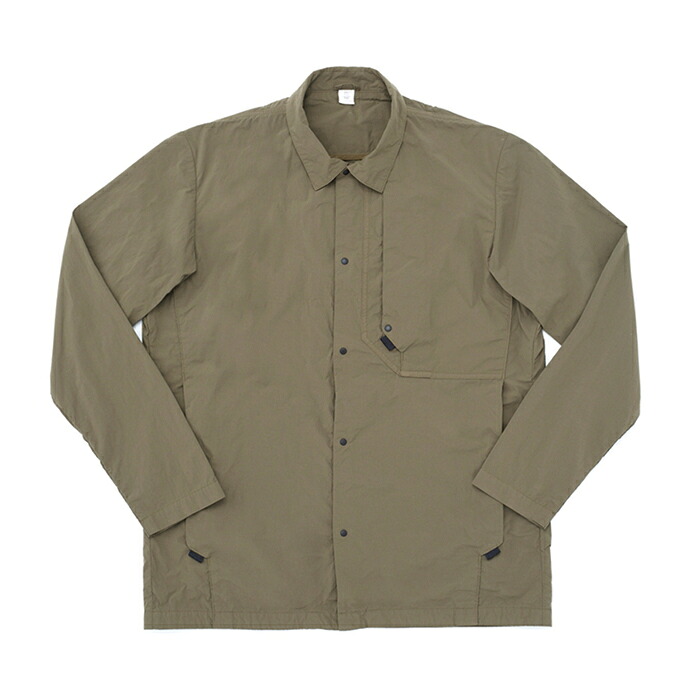 alk phenixアルクフェニックスkaru shirt/garment dye-OLIVE-|ALASKA MOUNTAIN STORE
