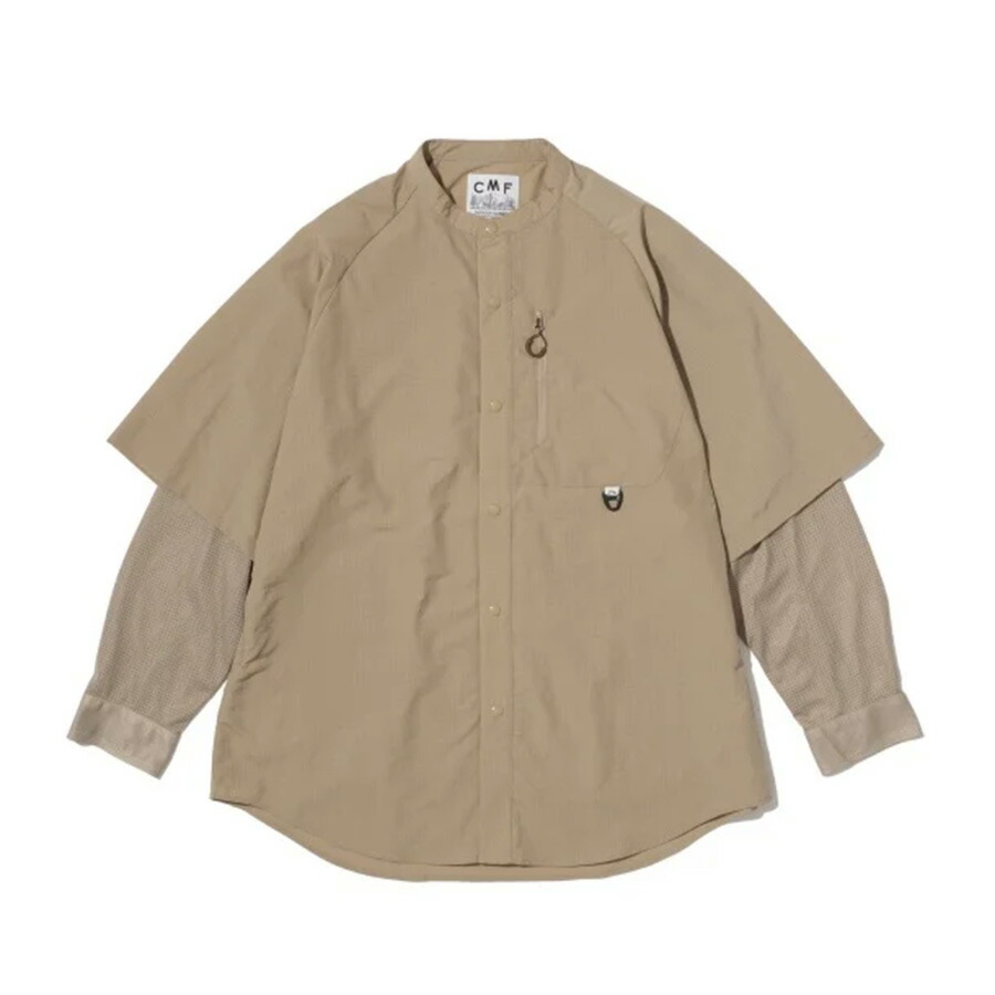 CMF OUTDOOR GARMENT シーエムエフ アウトドア ガーメントNO COLLAR SHIRTS BG