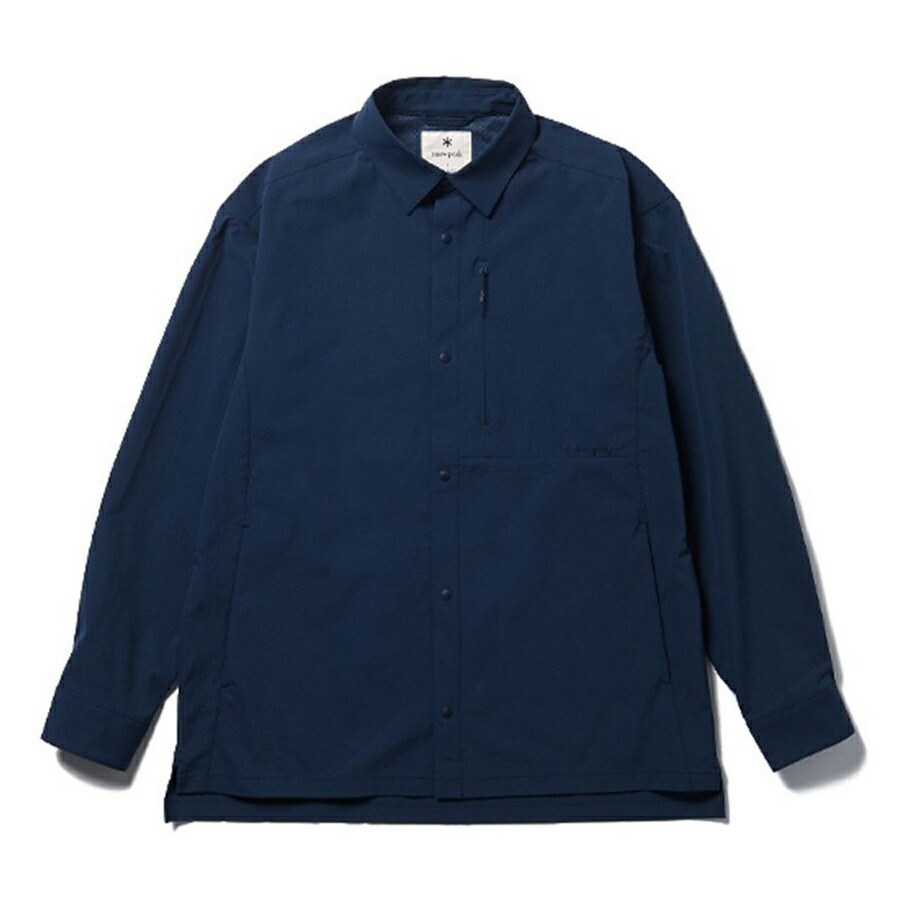 SNOW PEAK スノーピークRW Transit ShirtRWトランジットシャツ NV｜ALASKA MOUNTAIN STORE