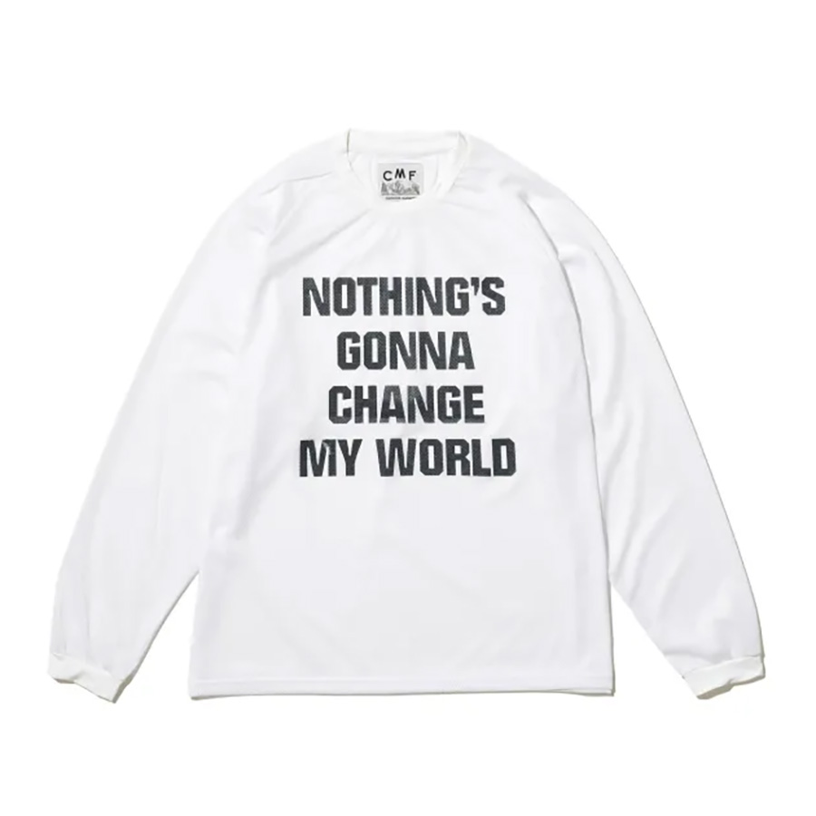 CMF OUTDOOR GARMENT シーエムエフ アウトドア ガーメント QUICK DRY MESH TEE L/S PT- WH