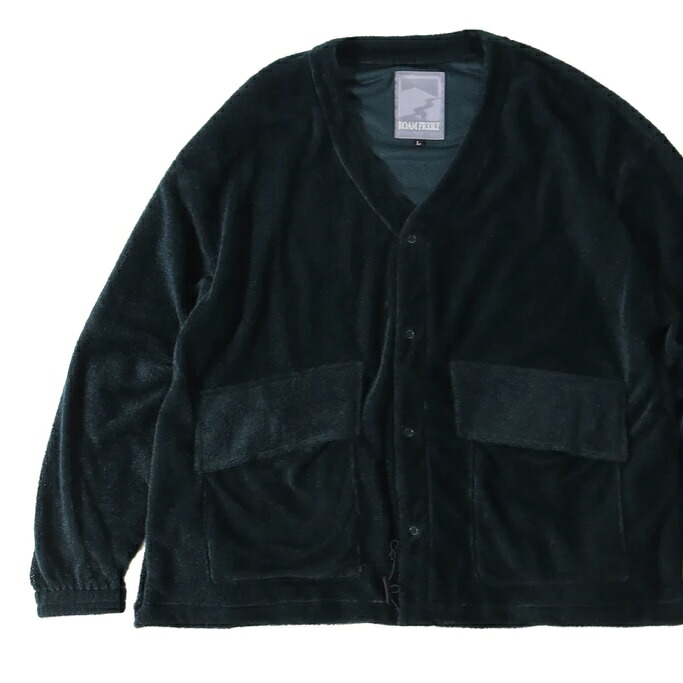 COMMON EDUCATION コモンエデュケーション OCTA OCTA ROAMER CARDIGAN /オクタカーディガンBOTTLE GREEN｜ALASKA MOUNTAIN STORE
