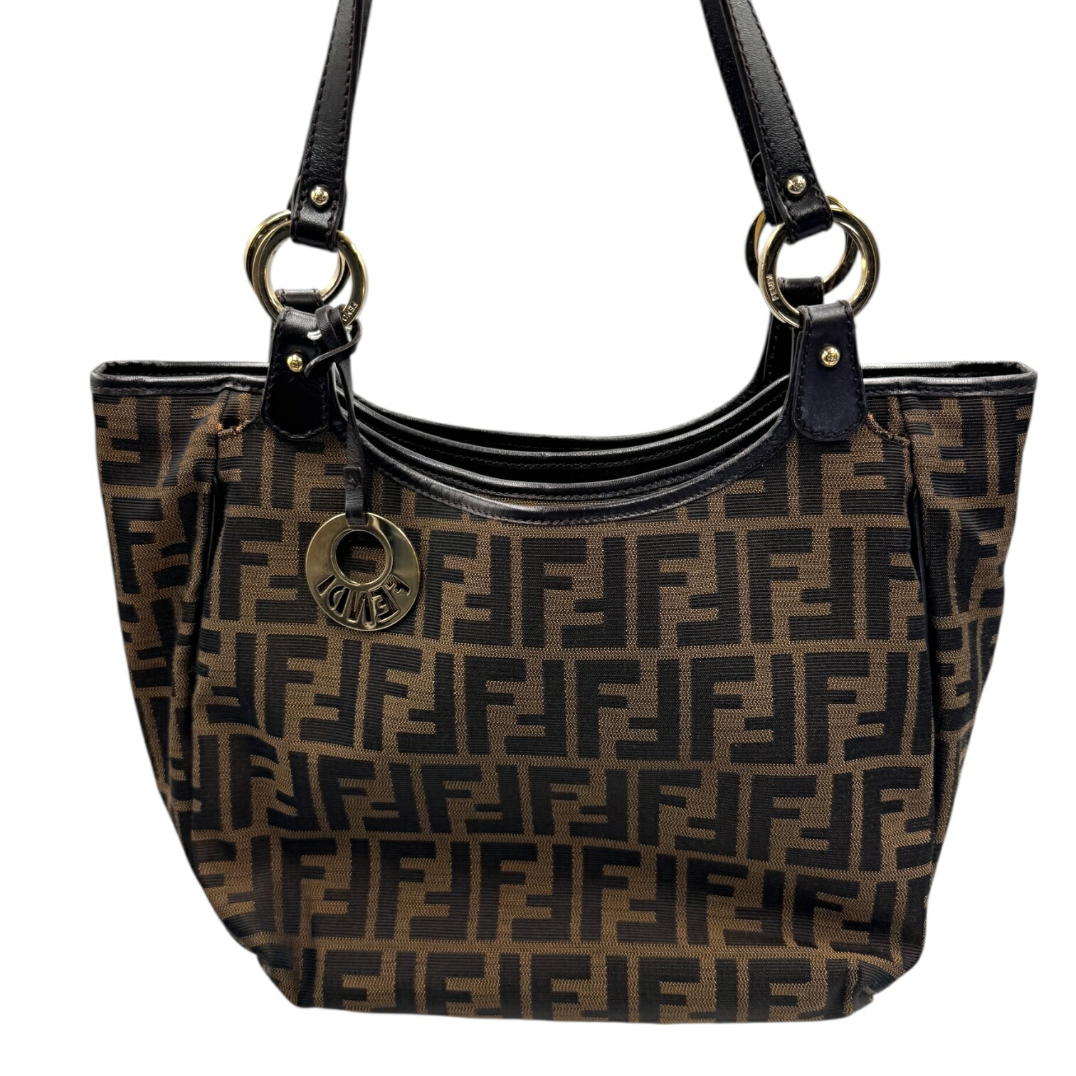 楽天市場】FENDI フェンディ ズッカ柄 トートバッグ ショルダーバッグ