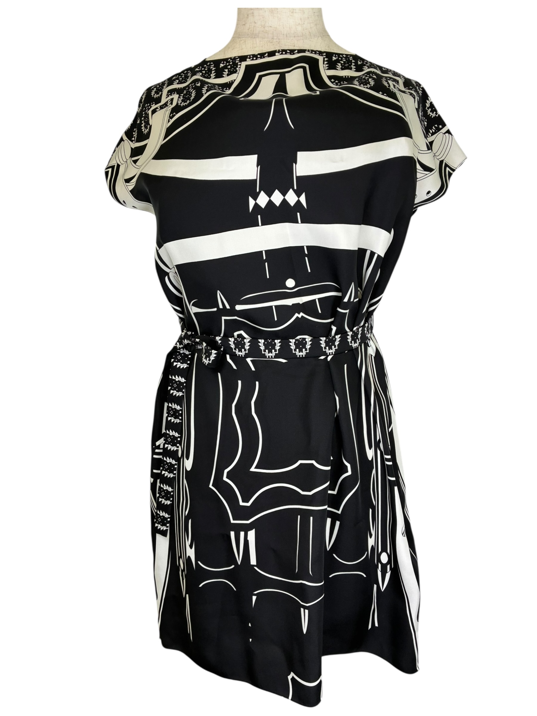 楽天市場】HERMES エルメス レディース 半袖ワンピース ボルデュック