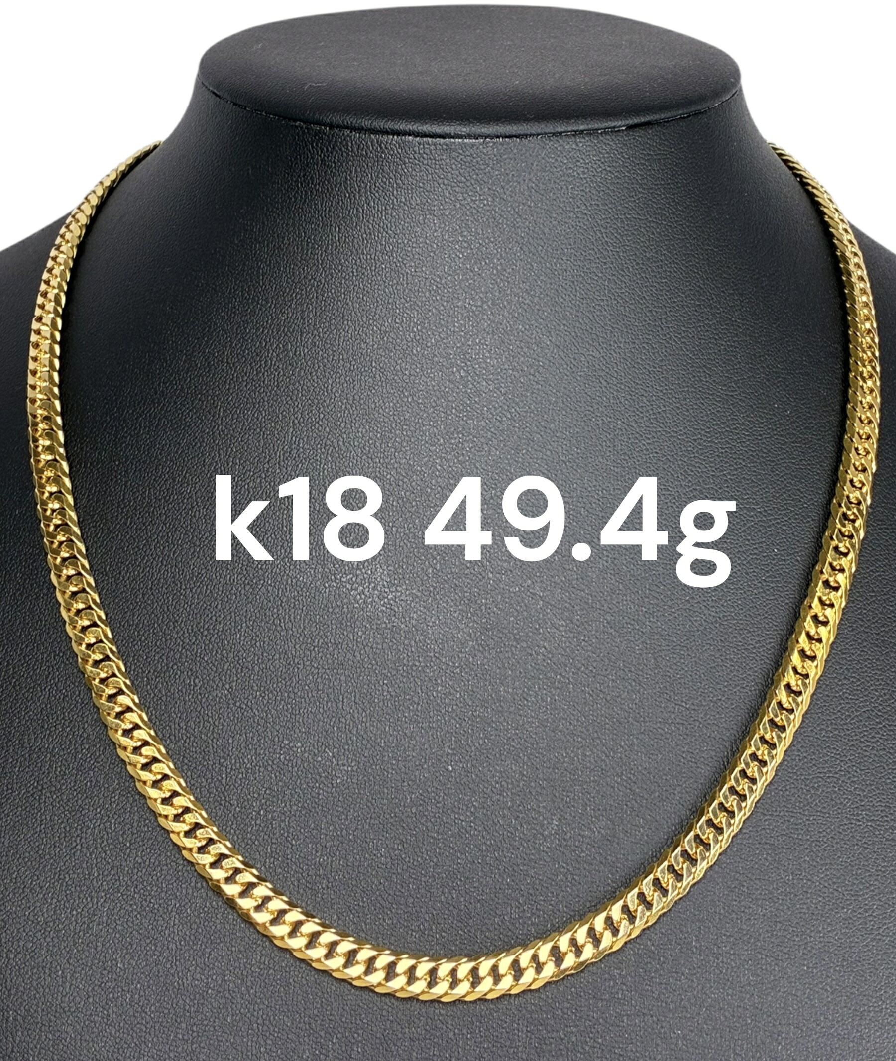 喜平ネックレス 6面ダブル 50cm 20.7g K18YG 造幣局検定刻印 K18 