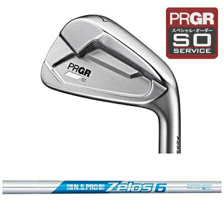 カスタムオーダー PRGR 23年 01 アイアン 日本シャフト N.S.PRO ZELOS 6 #4,#5|ゴルフ工房 BANZAI GOLF