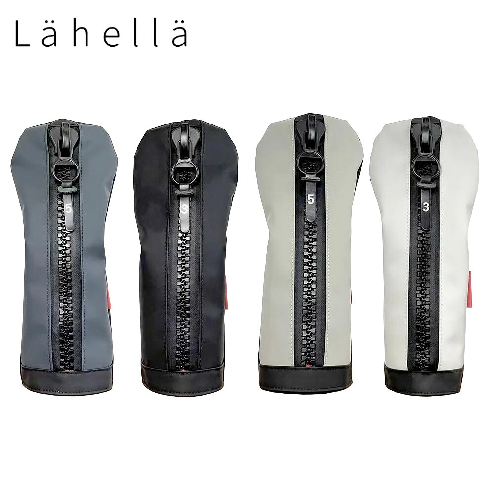6月20日発売予定 予約中 Lahella ラヘラ Big zipper ビッグジッパー ヘッドカバー FW用 フェアウェイウッド用 日本製 収納付き 軽量 キズ防止 T-36