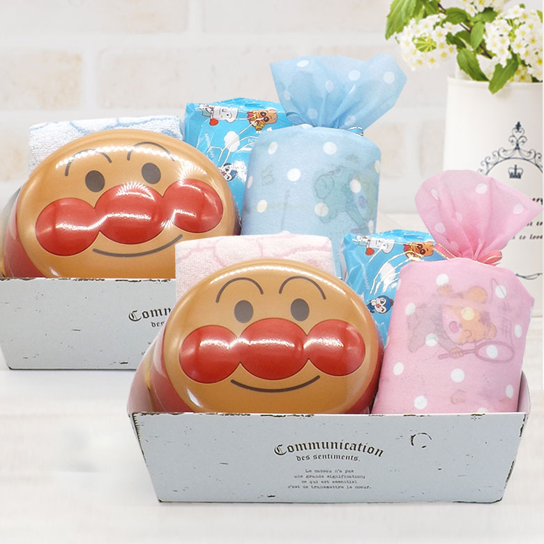 アンパンマン おむつケーキボックス おしりふきケース タオル 男の子 女の子 出産祝い