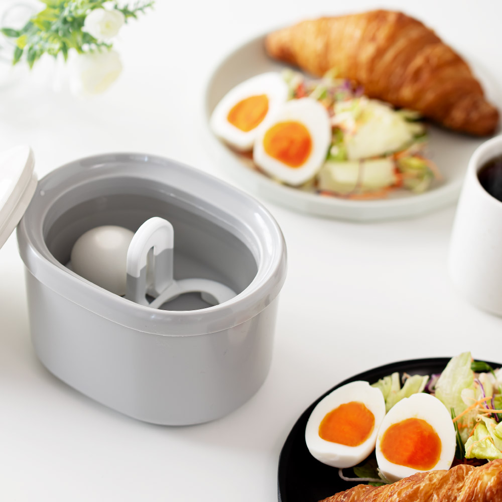 エッグメーカーnikii&NEnikii抗菌三重構造お手軽ゆで温泉たまご簡単時短おうち時間シンプルアイスペールキッチン調理器