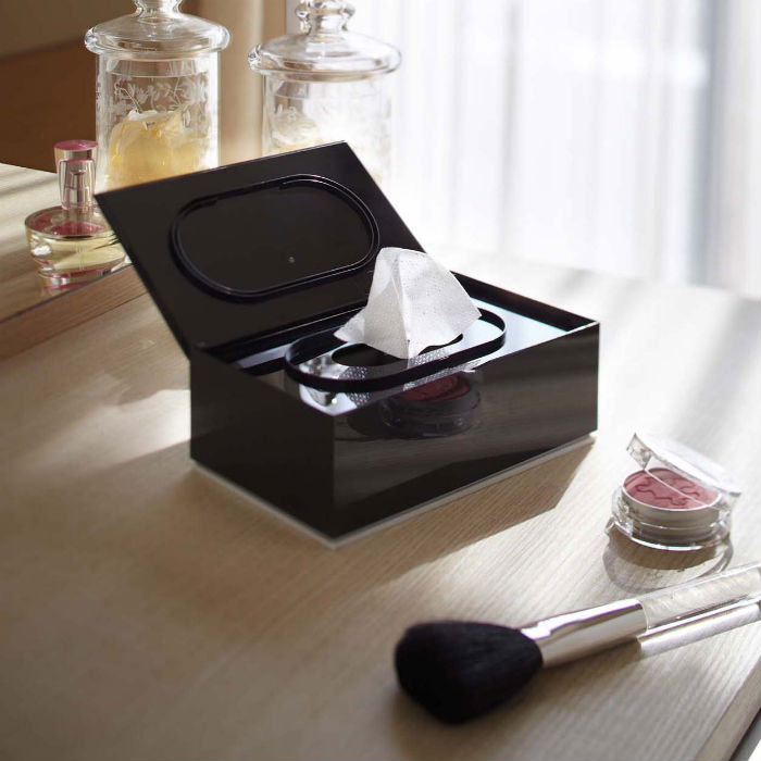 楽天市場】山崎実業 ヴェール ウェットティッシュケース ホワイト 7862