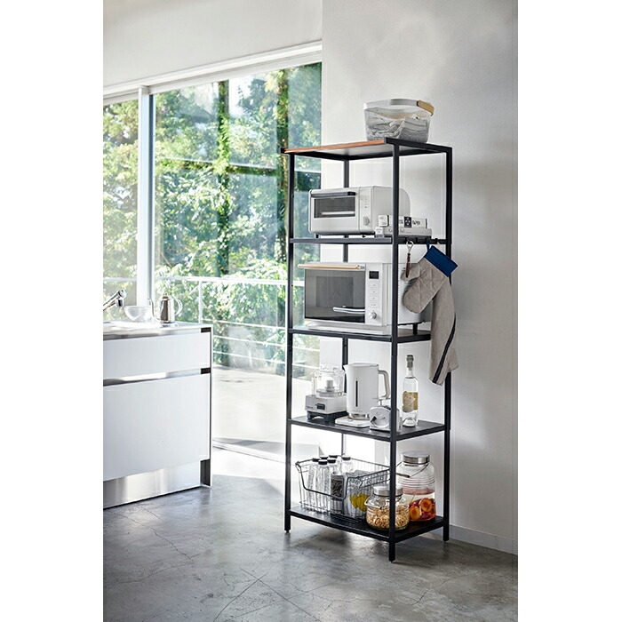 人気が高い おしゃれ スチールラック 棚 スリム シェルフ キッチン収納棚 レンジボード レンジラック レンジ台 Yamazaki 山崎実業 ブラック タワー ５段 キッチンラック スタイリッシュ シンプル 便利 かわいい Yj Corporacionlife Com Pe