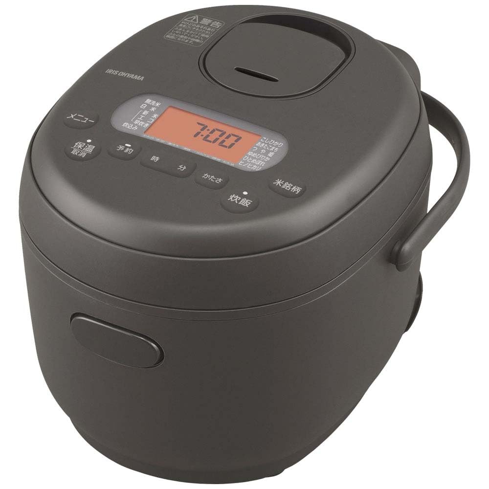 アイリスオーヤマ 炊飯器 3合 マイコン式 煮込み・発酵調理可能 RC-MDA30-B ブラック