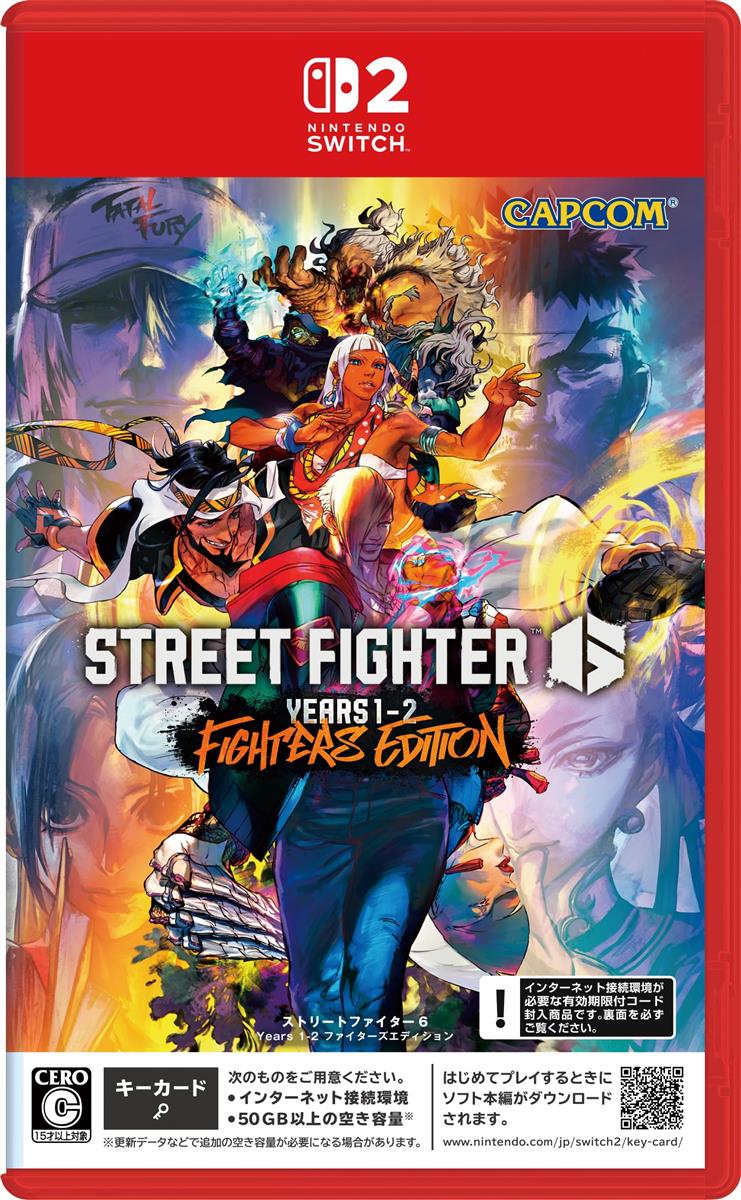 Street Fighter 6 Years 1-2 ファイターズエディション(ストリート ファイター 6) -Switch2 6,452円