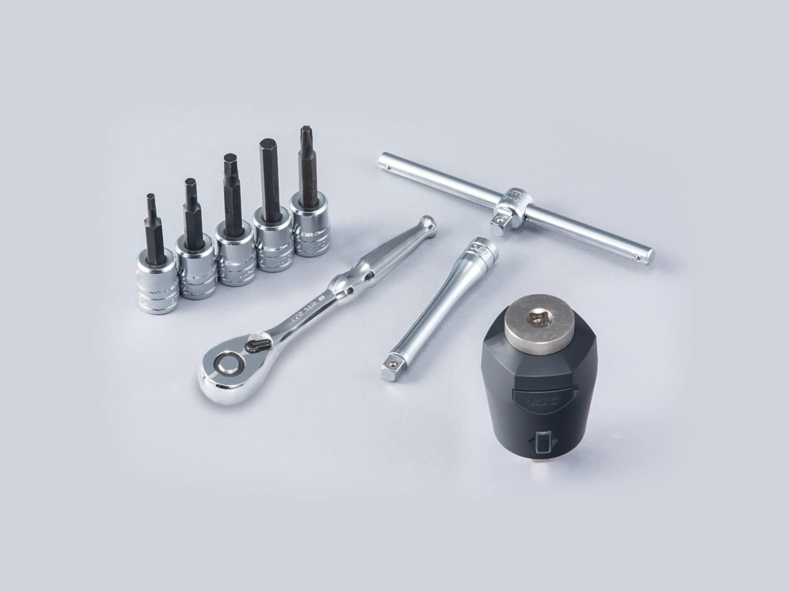 京都機械工具(KTC) 6.3SQ トルクル TORQULE ビットソケットレンチセット トルク活動の領域2-10Nｍ 肺結核209TQ