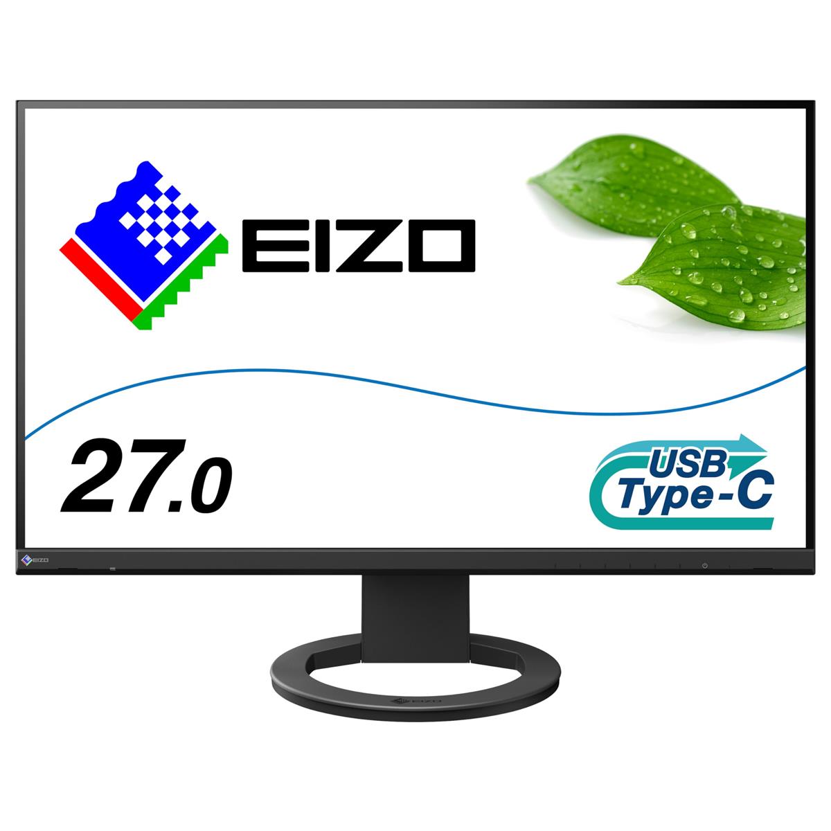 EIZO 商行為標準尺度管する | FlexScan EV2720S-BK | 27.0型WQHD・USB Type-C・黒いこと