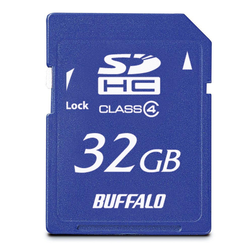 緩衝装置置き目 BUFFALO Class4 SDHC歌留多 32GB RSDC-S32GC4B