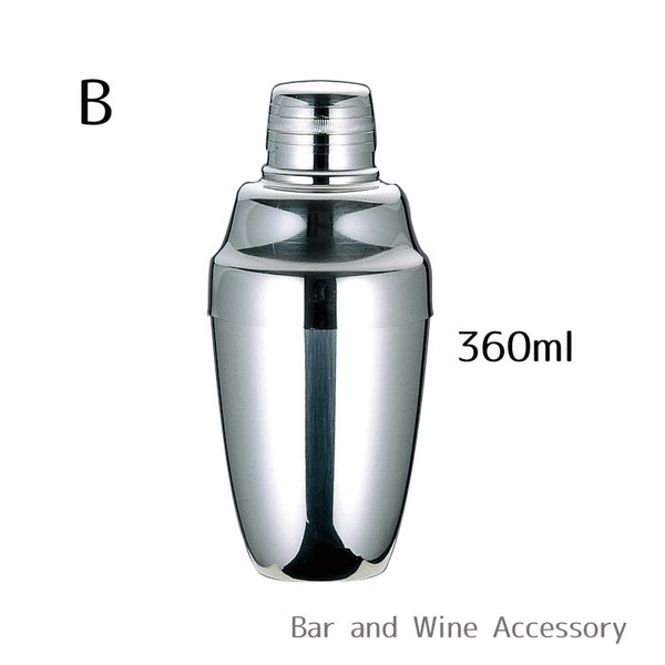 楽天市場】ユキワ カクテルシェーカー B 360ml 03300500 UK バー用品：Bar and Wine Accessory