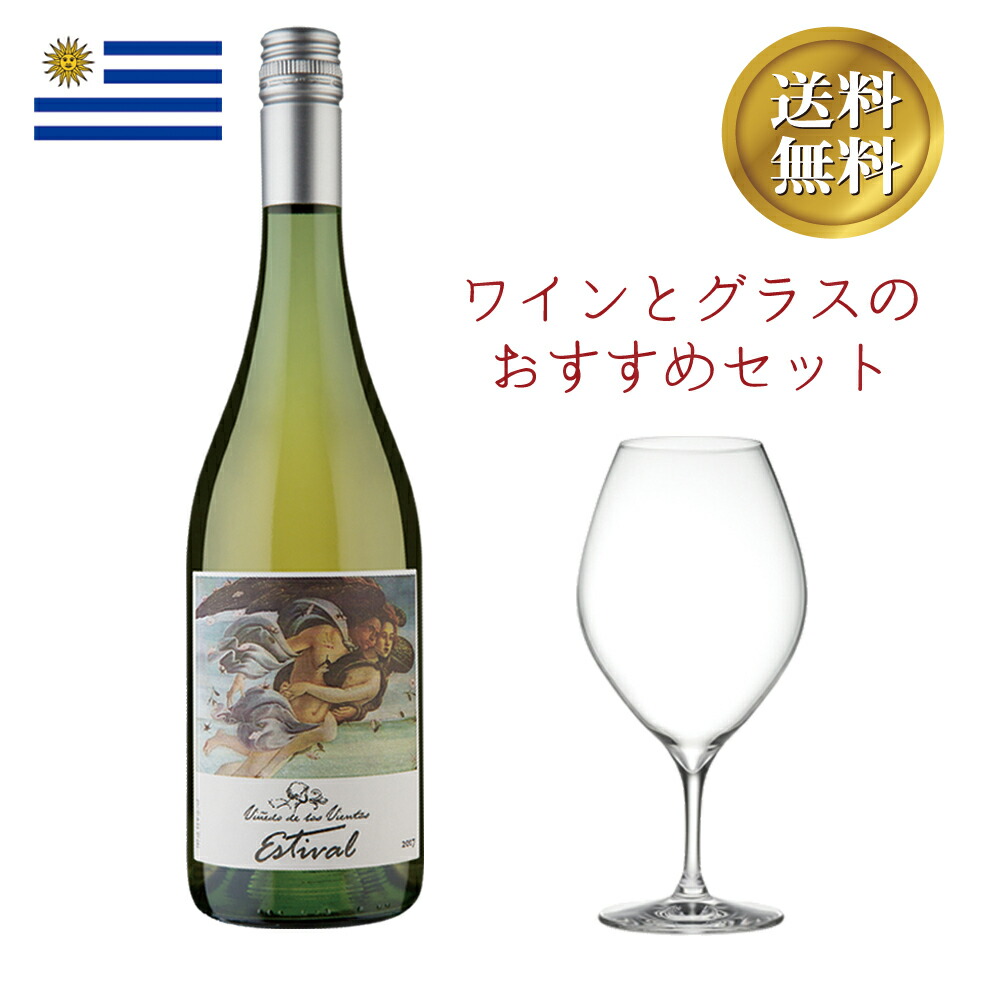 楽天市場 ワインとグラスおすすめセット ウルグアイ白ワインとピッコロ10ozワイングラス ワインセット Bar And Wine Accessory