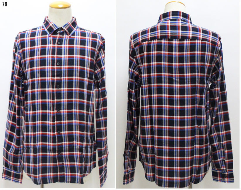 楽天市場】スリードッツ(three dots)コットン 長袖 チェック柄