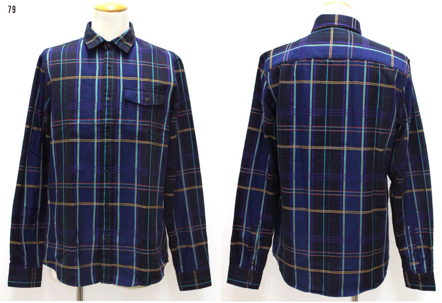 楽天市場】スリードッツ(three dots)コットン 長袖 チェック柄