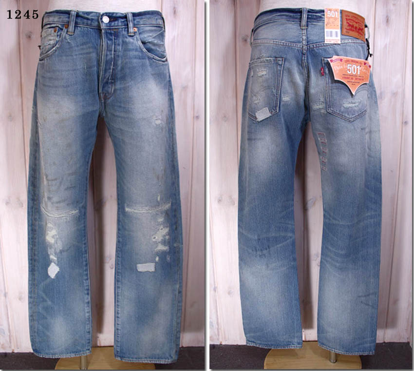LEVIS リーバイス　オリジナルボタンフライストレートデニム　501ジーンズ　00501-1245｜Barbizon バルビゾン