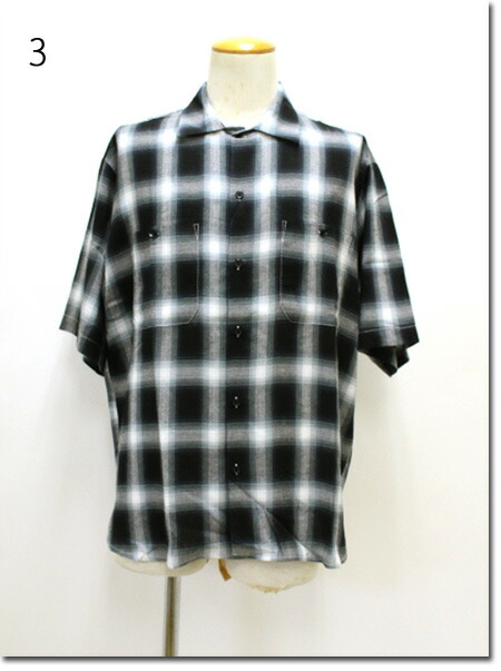 ALLOWED TO UNFOLD　【アロウドトゥアンフォールド】　オンブレーチェックレギュラー半袖シャツ　0701-43119