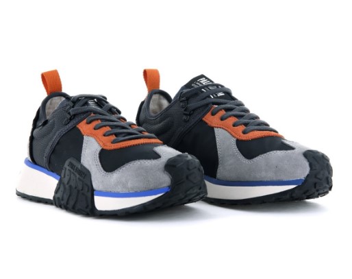 PALLADIUM 【パラディウム】 S-Rush エスラッシュ TROOP RUNNER ASPHALT/BLACK スニーカー シューズ 靴 77330-006-M|Barbizon バルビゾン