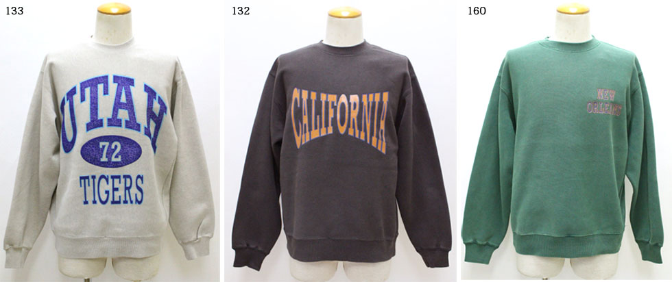 Johnbull　【ジョンブル】　ピグメント　ダイクルーネック　スウェット　35013
