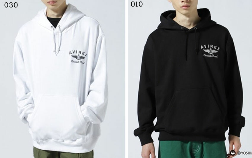 AVIREX 【アビレックス/アヴィレックス】 SPECIAL PULLOVER HOODIE  チョコレートプラネット パーカー  783-2231011