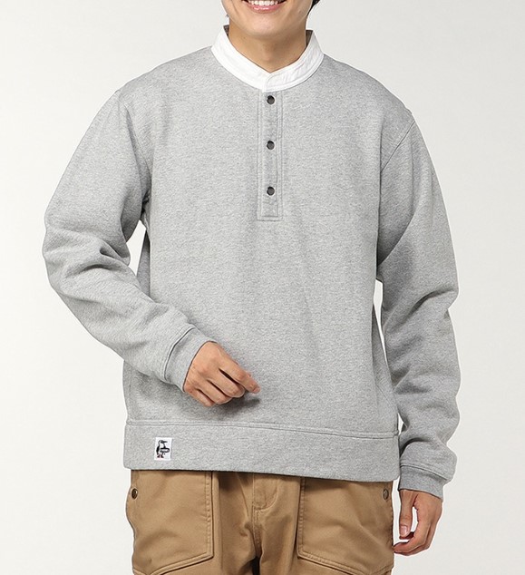 CHUMS　【チャムス】　ハリケーントップ　パーカー　スウェット　Hurricane Top　スタンド　ハイネック　長袖Tシャツ　CH00-1414