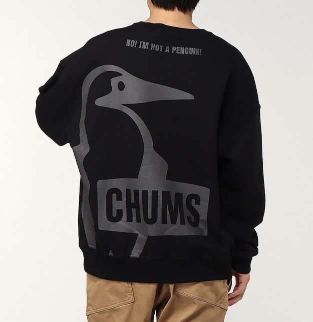 CHUMS　【チャムス】　オーバーサイズドビッグブービークルートップ　パーカー　スウェット　Oversized Big Booby Crew Top　裏起毛　CH00-1466 11,880円