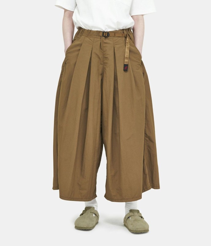 GRAMiCCi　【グラミチ】　レディース　NYLON FLARE PANT　ナイロンフレアパンツ　キュロットパンツ　G2SW-SK034｜Barbizon バルビゾン