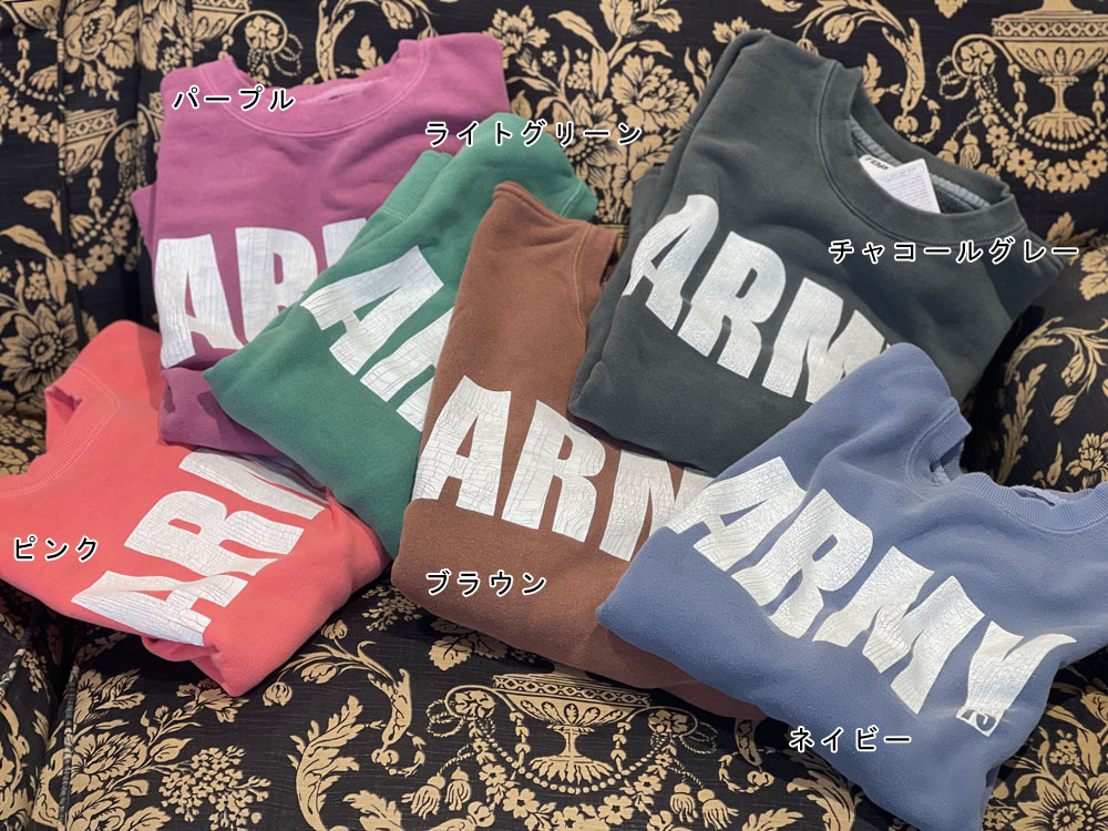 Johnbull 【ジョンブル】 TOP KHAKI ARMY クルーネックスウェット 調教師 TK253C01