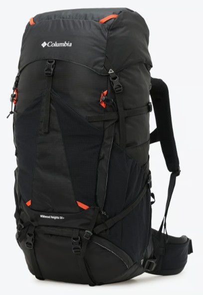 Columbia　【コロンビア】　ワイルドウッドハイツ50L+10Lバックパック　Wildwood Heights 50L+10L Backpack　リュック　アウトドア　ハイキング　タフな素材に、こだわりのギミックを凝縮　PU7250