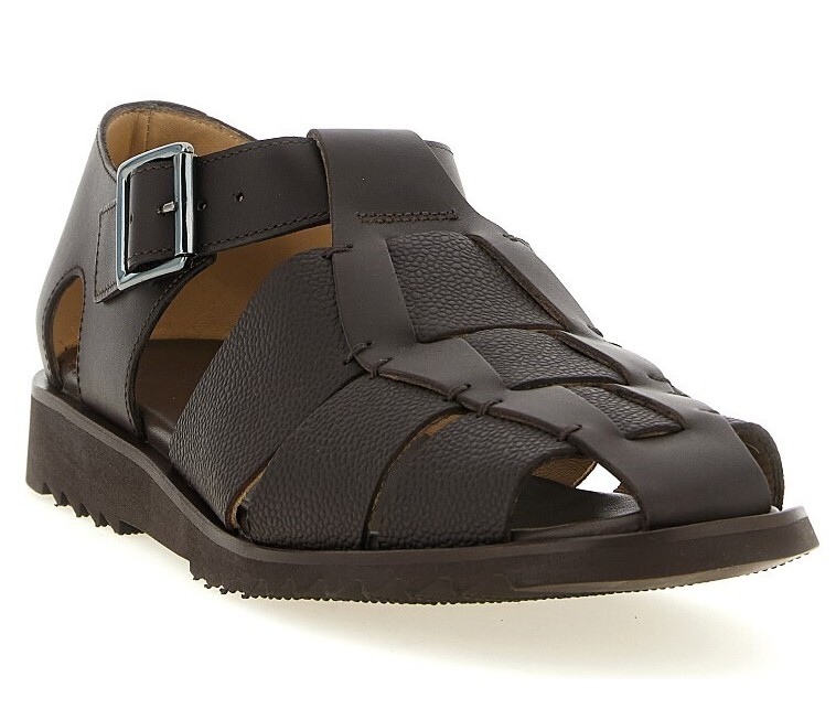 Paraboot 【パラブーツ】 なめし革サンダル パシフィック運動競技 グルカサンダル PACIFIC/SPORT MARRON/LIS-GR CAFE 123366