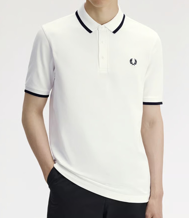 FRED PERRY　【フレッドペリー】　Collar Detail Polo Shirt　鹿の子　半袖ポロシャツ　M2326｜Barbizon バルビゾン