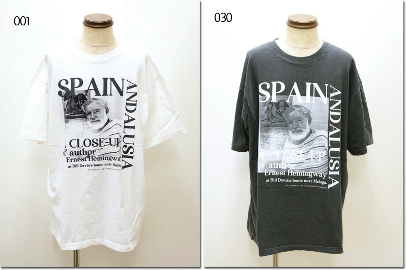 Johnbull 【ジョンブル】 LIFE Ernest Hemingway T プリントTシャツ  JT261C14