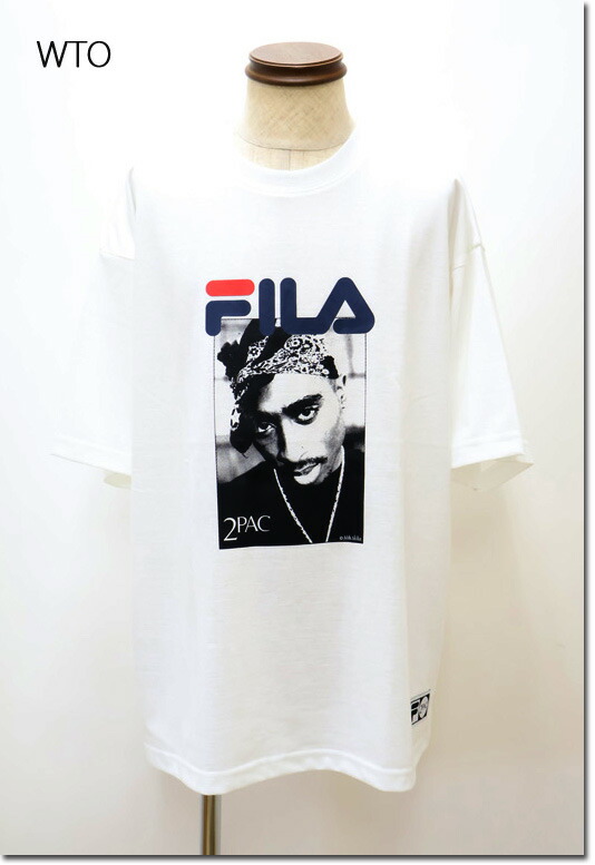 FILA 【フィラ】 HERITAGE 2PAC PHOTO TEE 厚地の外套大きさプルオーバー 半袖 SM6SAU703