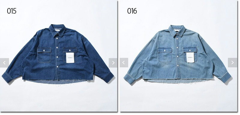 Johnbull　【ジョンブル】　デニムクロップドシャツ　 レディース　JL261S06