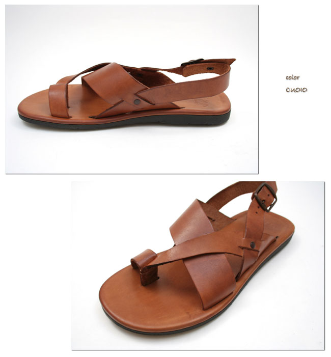 barbizon | Rakuten Global Market: ZEUS cross leather strap tong sandals ...