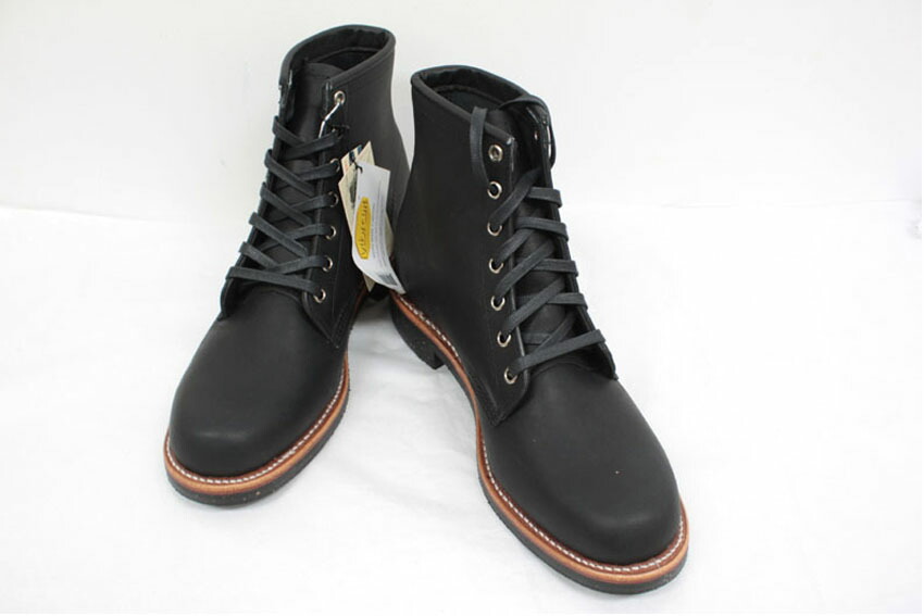 チペワ レースアップ ブーツ 26 黒 レザー Vibram CHIPPEWA チペワ レースアップ ブーツ 26 黒 レザー Vibram CHIPPEWA CHIPPEWA