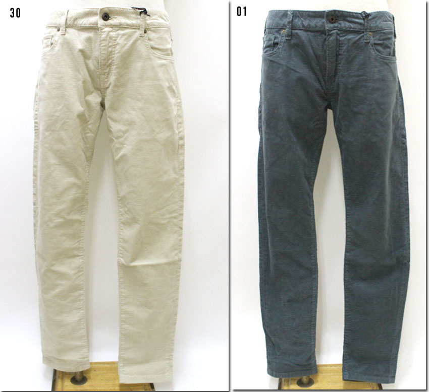 SCOTCH&SODA 【スコッチ&ソーダ】 スリムキャロットフィットパンツ 細コール コーデュロイ TYE ストレッチ 292-61530|Barbizon バルビゾン