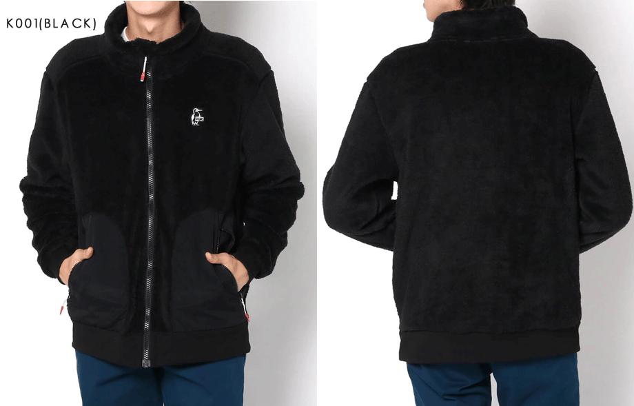 CHUMS　【チャムス】　エルモフリースフルジップジャケット　ボア　スタンド　Bonding Fleece　CH04-1165 11,840円