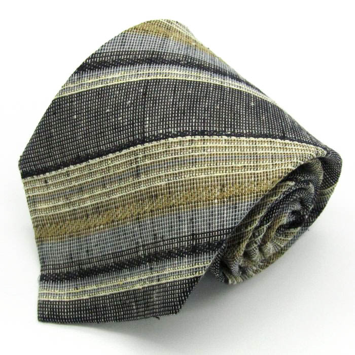 楽天市場】美品 ISSEY MIYAKE イッセイミヤケ ボーダーシルクネクタイ