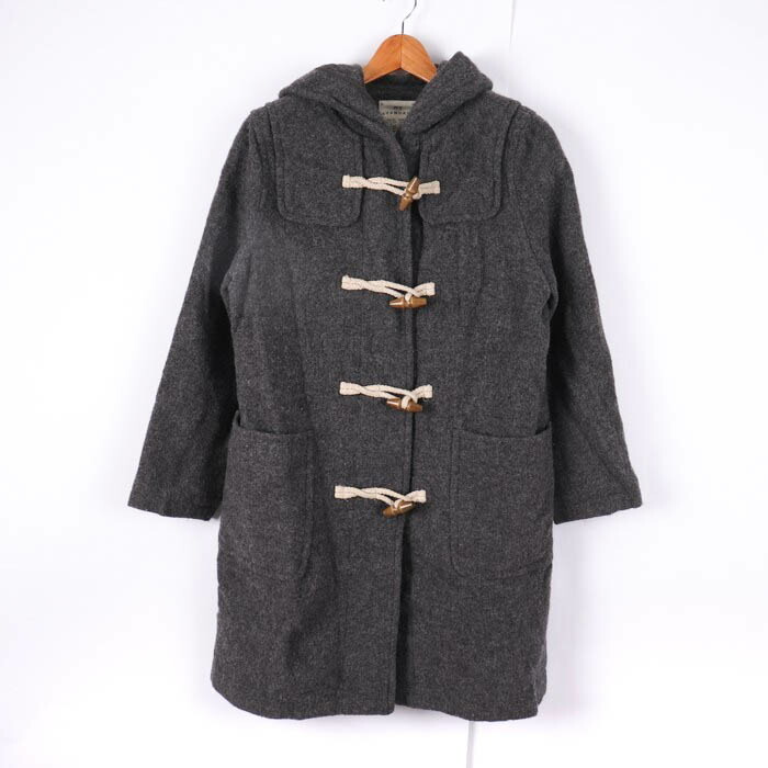 vintage ショップコート ごま塩　前面ポケット付き vintage ショップコート ごま塩 前面ポケット付き