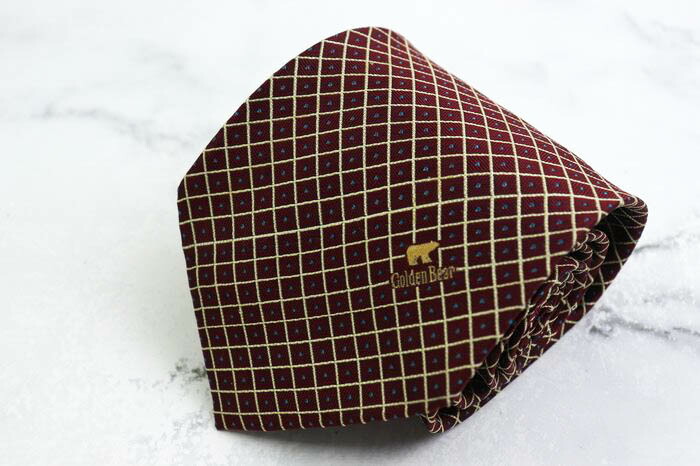 楽天市場】Golden Bear ゴールデンベア ブランド ネクタイ シルク 格子