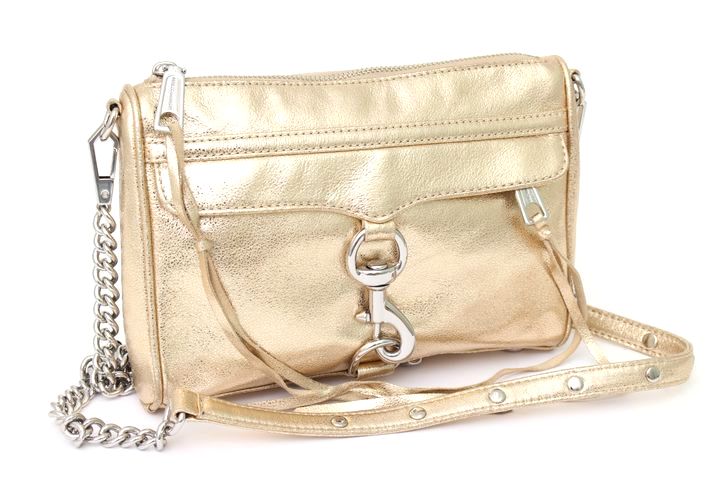 【39%OFFクーポン配布中 7/19 20:00~7/26 01:59】レベッカミンコフ ショルダーバッグ レザー チェーン 斜め掛け ブランド 鞄 カバン レディース ゴールド Rebecca Minkoff 【中古】|barce