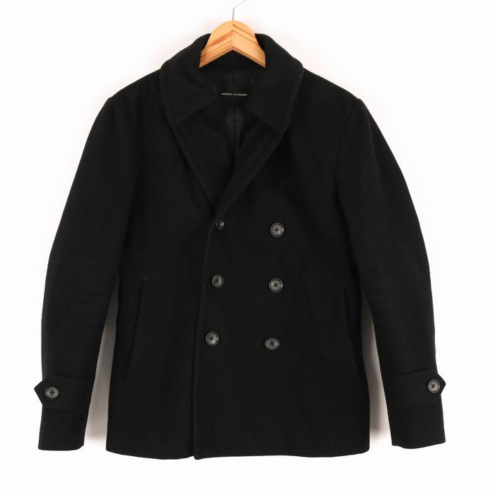 【期間限定お値下げ】ジャーナルスタンダード☆スーパー120ダブルビーバーショート スーパー120ダブルビーバーフードショートコート◇[品番：BYCW0000389