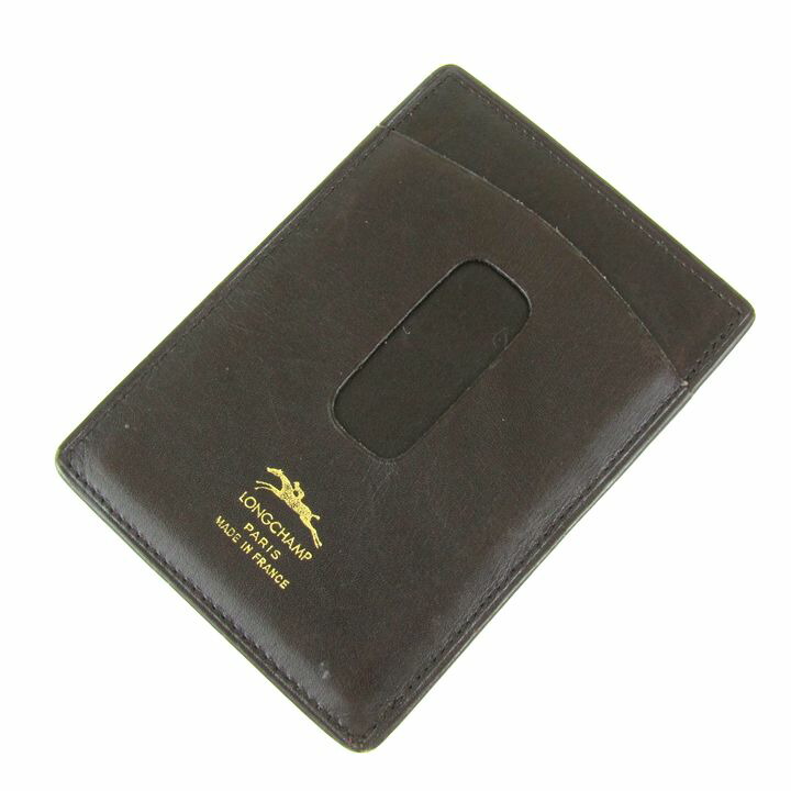 Longchamp ロンシャン名刺入れ パスケース カードケース 黒 楽天市場】【未使用品】LONGCHAMP ロンシャン カードケース 名刺